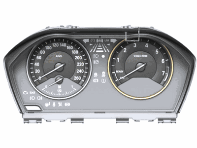 2015 BMW M235i Instrument Cluster - 62109379955