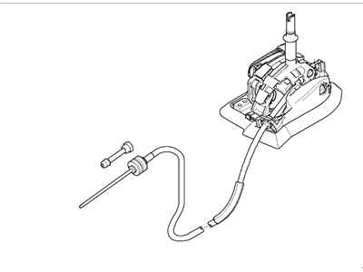 BMW Z3 Automatic Transmission Shifter - 25167503205