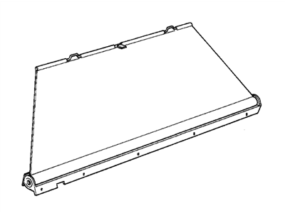 BMW 51168120838 Right Rear Door Sun Blind