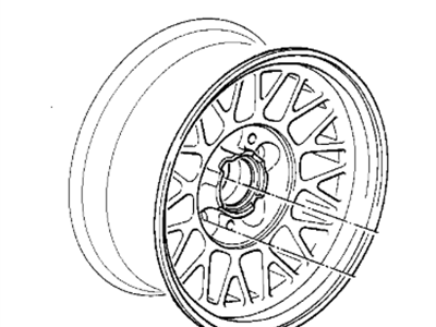 BMW 850Ci Alloy Wheels - 36111181919