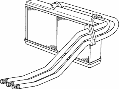 BMW Heater Core - 64118351171