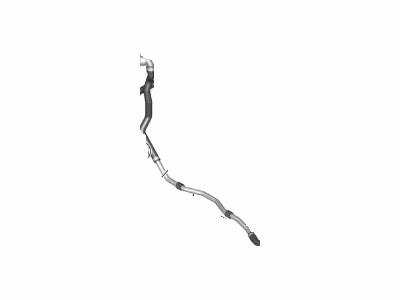 BMW 335i Coolant Reservoir Hose - 17127627102