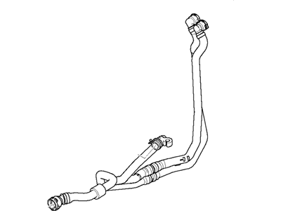 2007 BMW X3 Radiator Hose - 17123448462