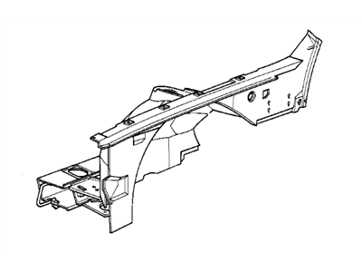 BMW 41148155986 Wheel Arch, Front Right