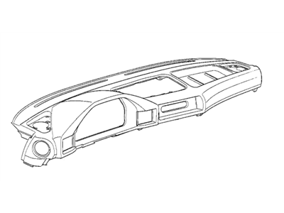 BMW 51451946992 Trim Panel Dashboard