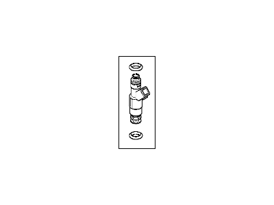 BMW 540i Fuel Injector - 13641707843