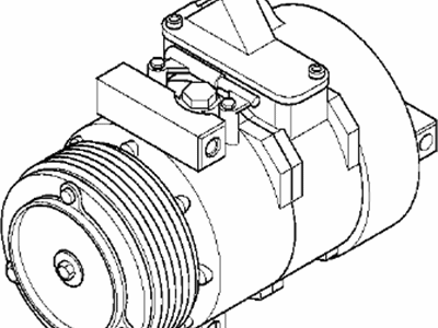 2004 BMW X5 A/C Compressor - 64526918000