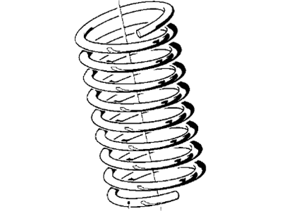 1987 BMW 635CSi Coil Springs - 33521132938