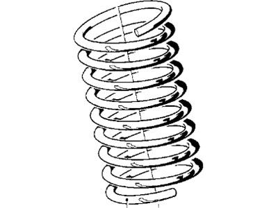 1986 BMW 635CSi Coil Springs - 33531134195