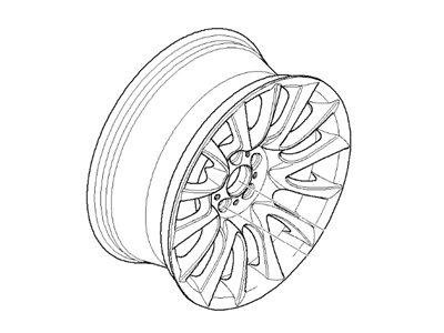 BMW 528xi Alloy Wheels - 36117897258