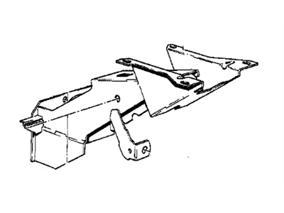 BMW 35111157728 Supporting Bracket, Foot Controls