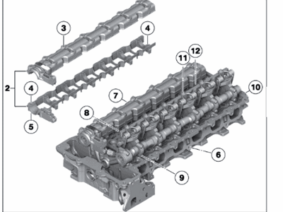 BMW X3 Cylinder Head - 11127624429