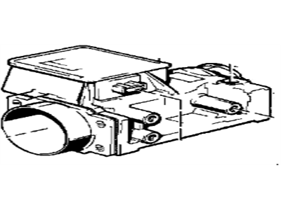 1985 BMW 318i Mass Air Flow Sensor - 13621279664