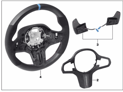 BMW X3 M Steering Wheel - 32302463551