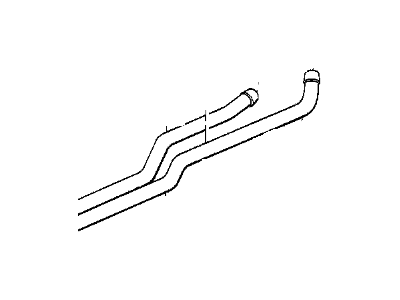 1985 BMW 535i Power Steering Hose - 32411128836