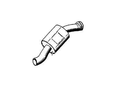 BMW 3.0S Exhaust Pipe - 18121107886
