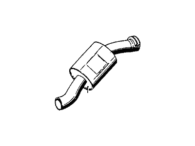 1973 BMW Bavaria Exhaust Resonator - 18121107886