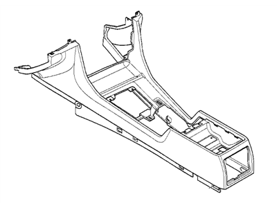 BMW 51168184627 Centre Console