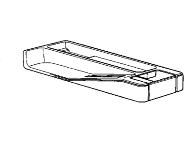 BMW 325is Center Console Base - 51168162669