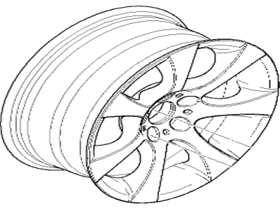 2007 BMW 525i Alloy Wheels - 36116775645