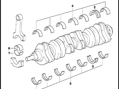 2002 BMW 330Ci Crankshaft - 11211403867