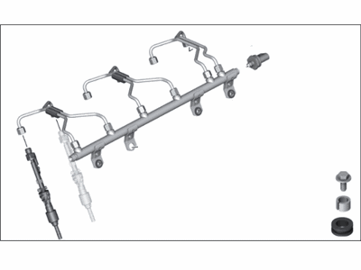 BMW X3 Fuel Rail - 13537649710