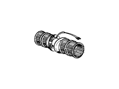 BMW 3.0Si Blower Motor - 64511356015