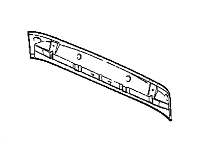 BMW 41138170650 Front Hood Compartment Panel