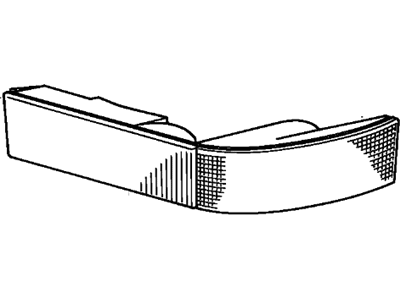 BMW 63111383946 Front Right Turn Signal Fog Light Assembly