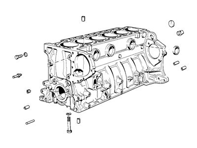 BMW 11119059234 Gasket Set Engine Block Asbesto Free