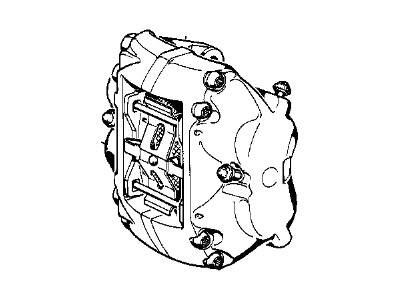 BMW 528i Brake Caliper - 34111119022