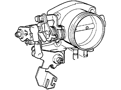 1993 BMW 320i Throttle Body - 13541748096