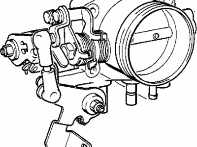 1993 BMW 325i Throttle Body - 13541748382