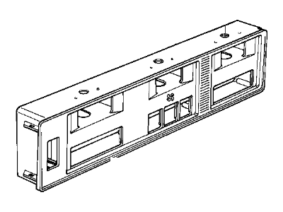BMW 64111390694 Front Plate, Contr. Auto Air Conditioner