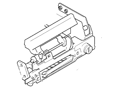 BMW 51217042485 Code Lock Left