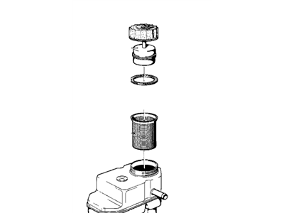 BMW 34321150745 Expansion Tank