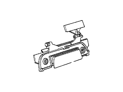 1993 BMW 740iL Door Handle - 51221928207