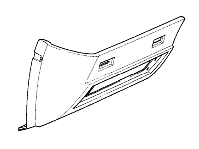 BMW 51458138201 Trim Panel Lower Left