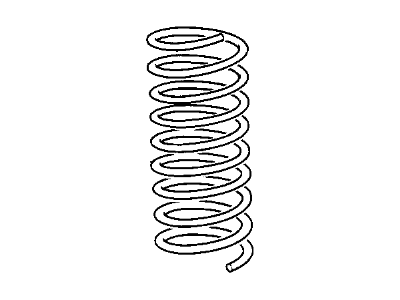 1991 BMW 850i Coil Springs - 33531138113