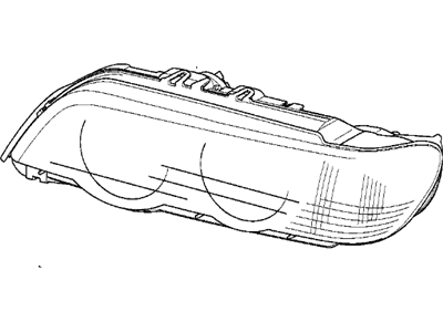 2001 BMW X5 Headlight - 63126913487
