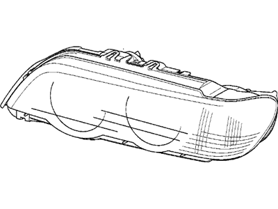 2001 BMW X5 Headlight - 63128409016