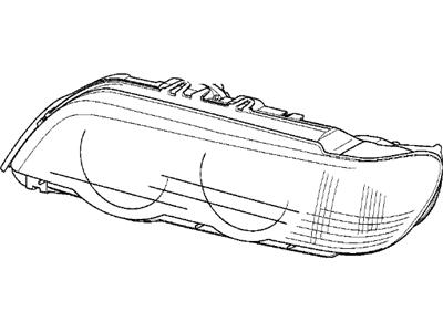 2001 BMW X5 Headlight - 63126930233
