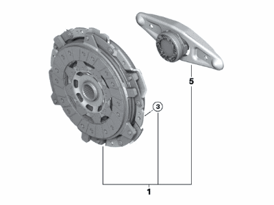 2017 BMW M3 Pressure Plate - 21212284234