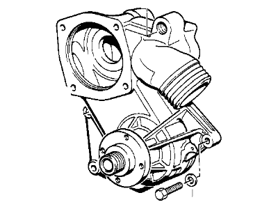 1993 BMW 850Ci Water Pump - 11510007041