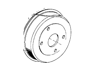 1978 BMW 320i Brake Drum - 34216752373