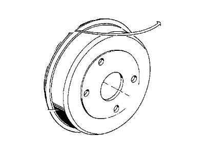 1973 BMW 2002 Brake Drum - 34211101741