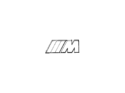 1993 BMW M5 Emblem - 51141946169