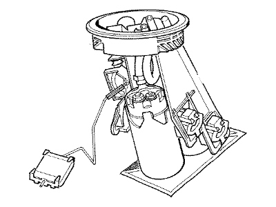 1995 BMW 850CSi Fuel Tank Sending Unit - 16147159310