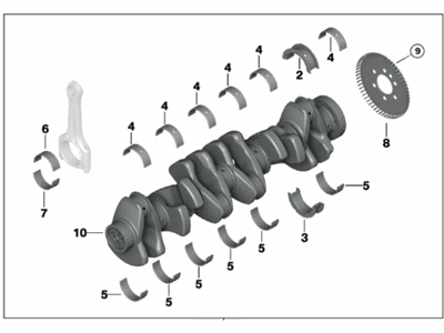 2006 BMW M3 Crankshaft - 11210304427