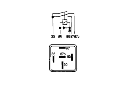 BMW 12631708646 Diode Relay